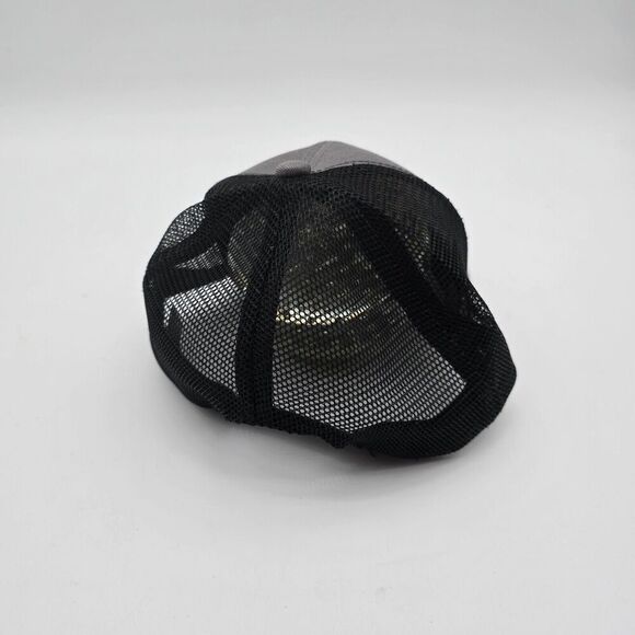 Krispy Kreme Hat Trucker Employee Snapback Cap Gray Embroidered Uniform Black - Picture 4 of 7